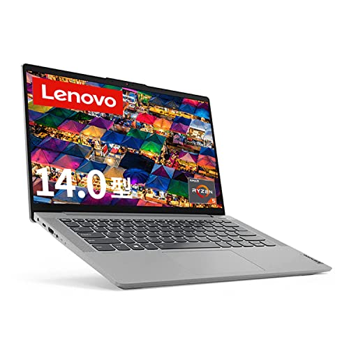 Lenovo ノートパソコン IdeaPad Slim 550i (14型FHD/Ryzen5-5500U/8GB/256GB SSD/IPS液晶 1920x1080ドット/約1,677万色 /アルミ筐体/指紋認証/軽量/バックライトキーボード)　