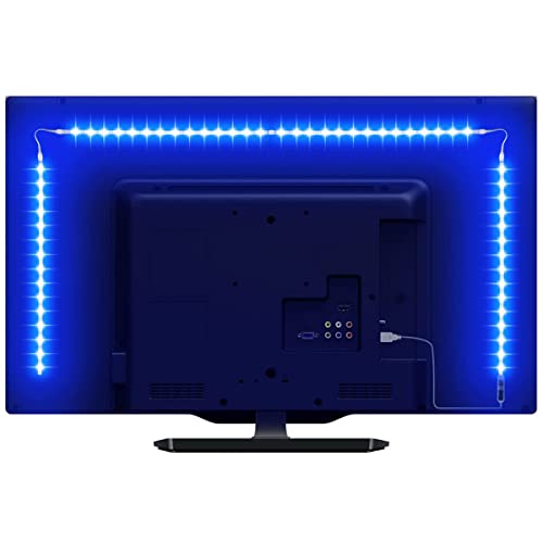 Lepro LED テープライト RGB テレビバックライト 0.5Ｍx4本 間接照明 5050SMD USB式 RFリモコン付き 3M強力粘着テープ イルミネーション クリスマス飾り パーティー 雰囲気作り