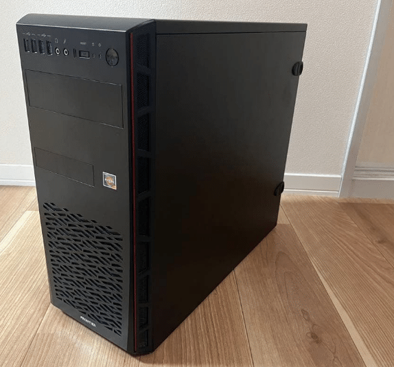 購入したPCのスペック画像